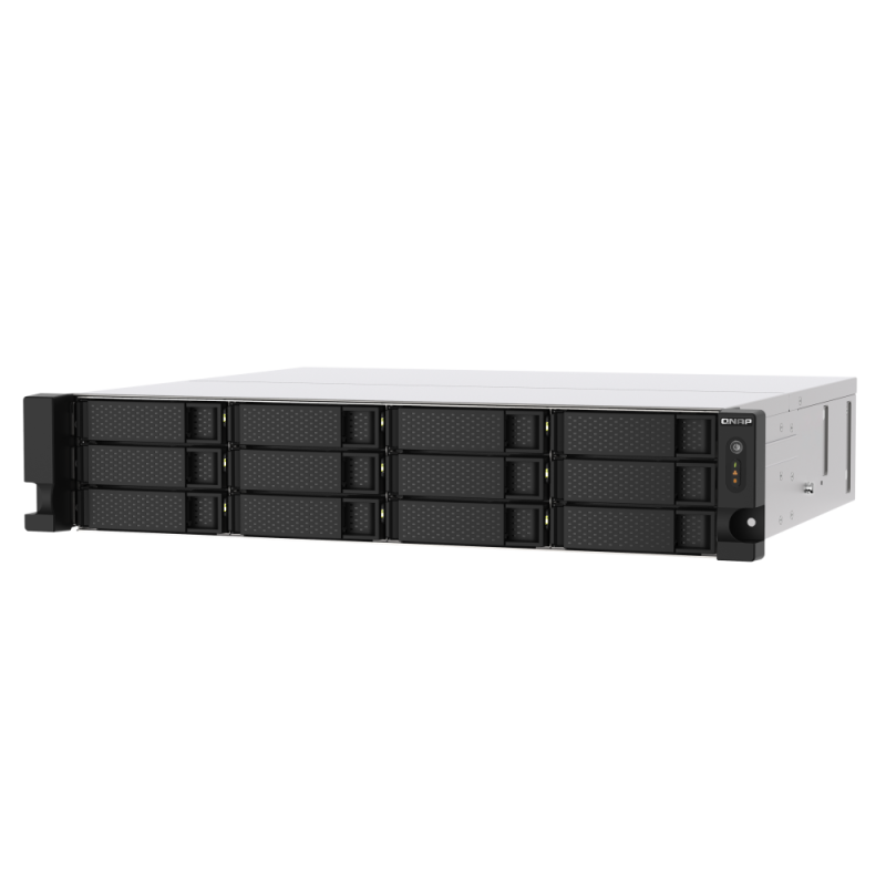Serveur NAS PROFESSIONNEL 12 baies QNAP TS-1273AU-RP-8G / Sans Disque Dur / AMD Ryzen Embedded V1500