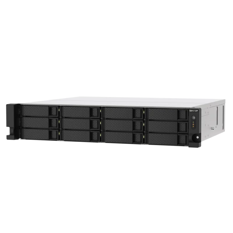 Serveur NAS PROFESSIONNEL 12 baies QNAP TS-1273AU-RP-8G / Sans Disque Dur / AMD Ryzen Embedded V1500