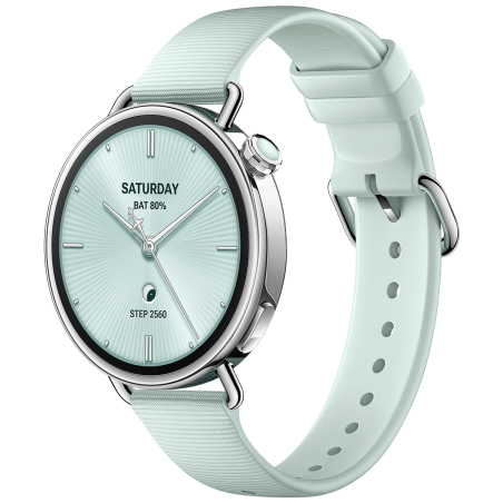SMART WATCH XIAOMI S4 41 mm FLUORORUBBER STRAP / BLACK + Écouteurs Sans Fil XIAOMI Redmi Buds 6 Play - variant M2502W1-GREEN - photo 6