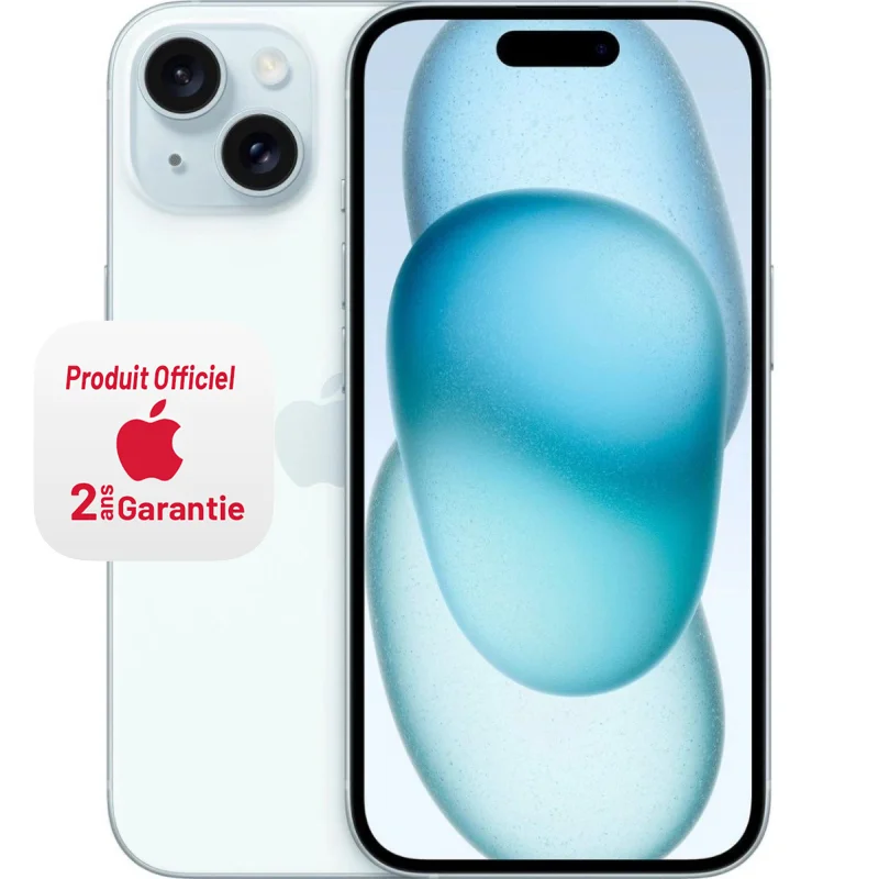 Smartphone Apple iPhone 15 / 5G / 6 Go / 128 Go / Noir