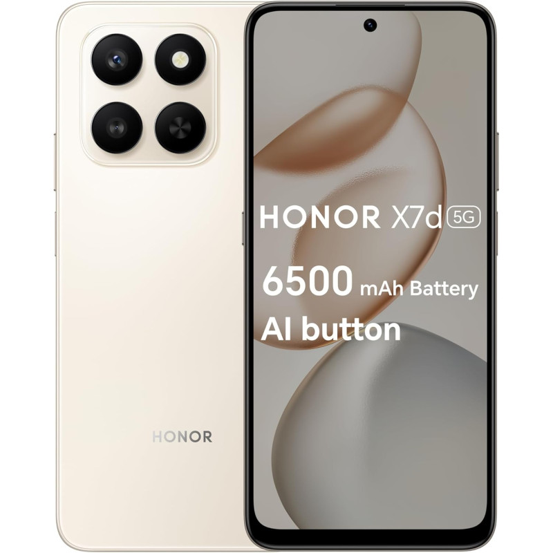 Smartphone HONOR X7D 5G / 8 Go / 256 Go / Gold - photo 1