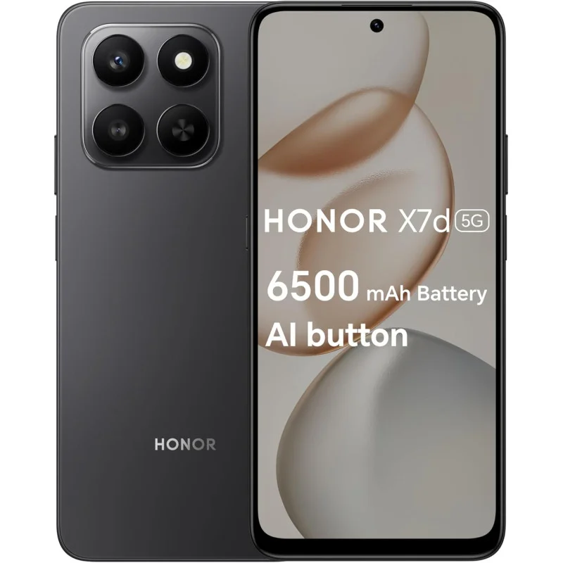 Smartphone HONOR X7D 5G / 8 Go / 256 Go / Noir - photo 1