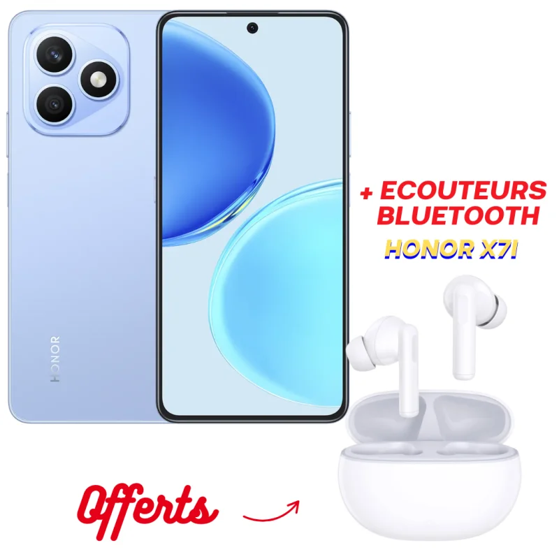SMARTPHONE HONOR X8D 4G / 16Go / 256G / Gris + Écouteurs Bluetooth Honor X7I Offerts - variant HONOR-X8D-8-256G-BL - photo 1