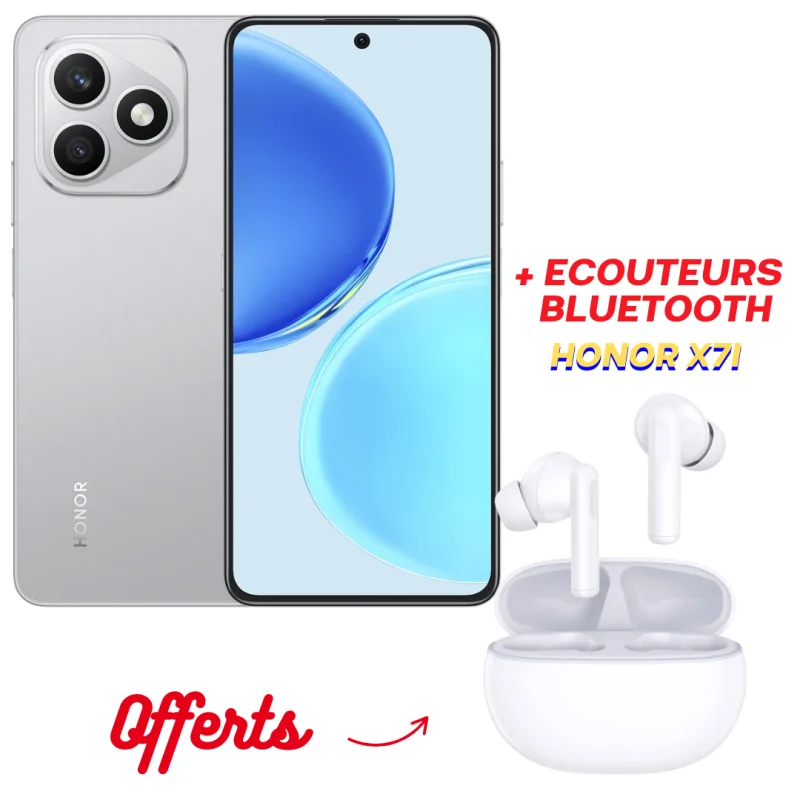 SMARTPHONE HONOR X8D 4G / 16Go / 256G / Gris + Écouteurs Bluetooth Honor X7I Offerts - photo 1