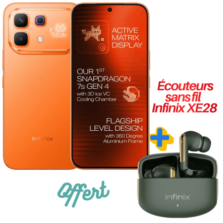 Smartphone Infinix Note 60 Pro 5G / 24 Go / 256 Go / Bleu + Écouteurs sans fil Infinix XE28 offerts - variant NOTE60PRO_5G-12-256G-OR - photo 7