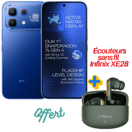 Smartphone Infinix Note 60 Pro 5G / 24 Go / 256 Go / Bleu + Écouteurs sans fil Infinix XE28 offerts - photo 7