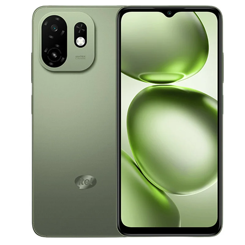 Smartphone Itel A100C 8Go (3Go + 5Go Extensible ) / 128 GO / Vert