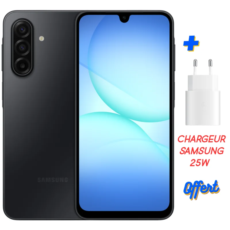 Smartphone Samsung Galaxy A17 / 12Go / 128 Go / Gris