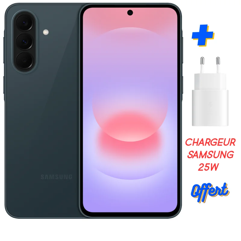 Smartphone Samsung Galaxy A37 5G 16 Go/128 Go / Vert + Chargeur Samsung original 25W Gratuit
