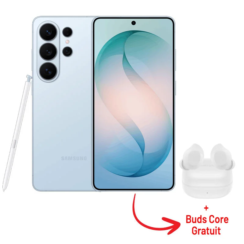 Smartphone Samsung Galaxy S26 Ultra 5G / 12 Go / 256 Go / Bleu + Buds Core Gratuit