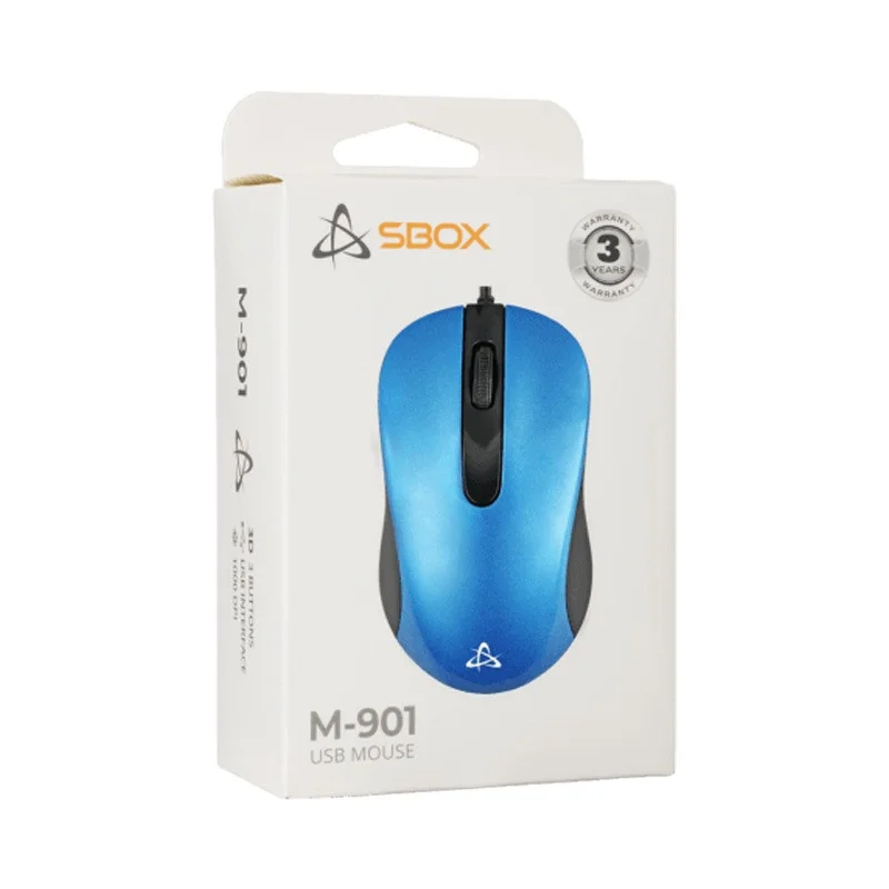 SOURIS Filaire OPTIQUE SBOX / Bleu - photo 3