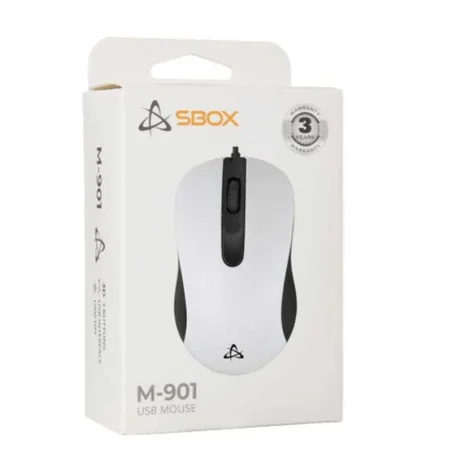 Souris Filaire Optique SBOX M-901 / Blanc - photo 8
