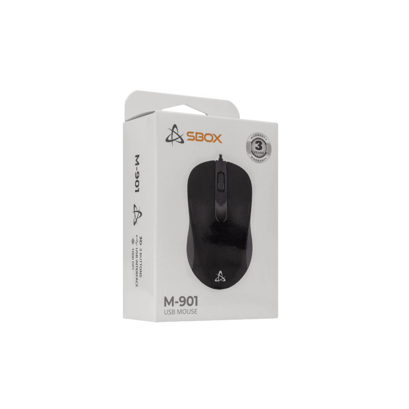 SOURIS Filaire OPTIQUE SBOX NOIR - photo 3