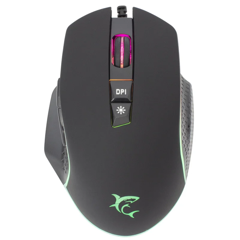 Souris Gamer White Shark GARETH GM-5009 / Blanc / RGB