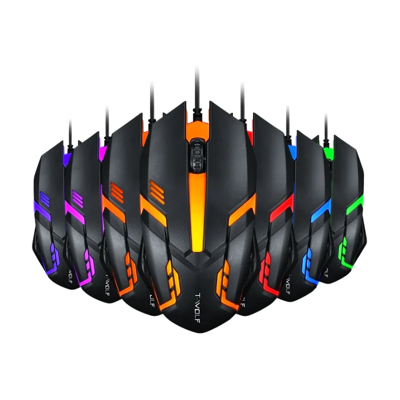 Souris Gaming T-WOLF V7 - Noir - variant V1 - photo 3