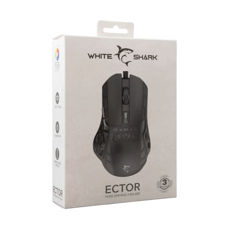 Souris Gaming White Shark  GM-5016 / 12 400 DPI /  Noir - photo 6