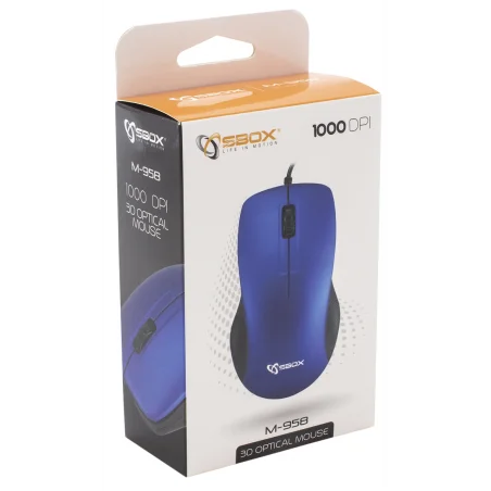 Souris optique 3D SBOX M-958 / Bleu - photo 11
