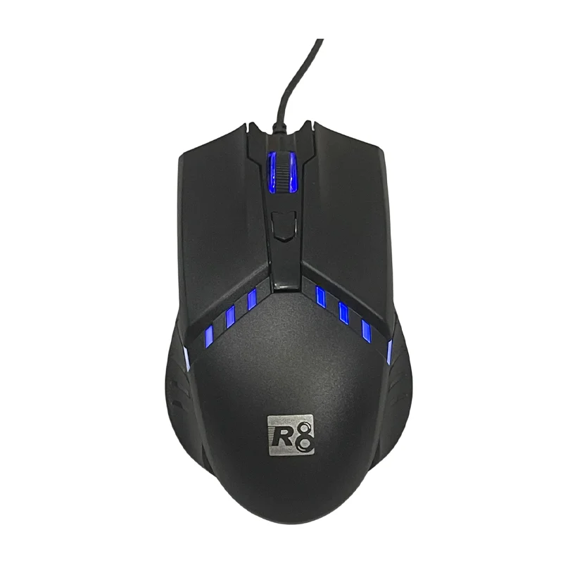 SOURIS OPTIQUE 4D -RGB -  R8 - 1609 - With LED Light - BLACK