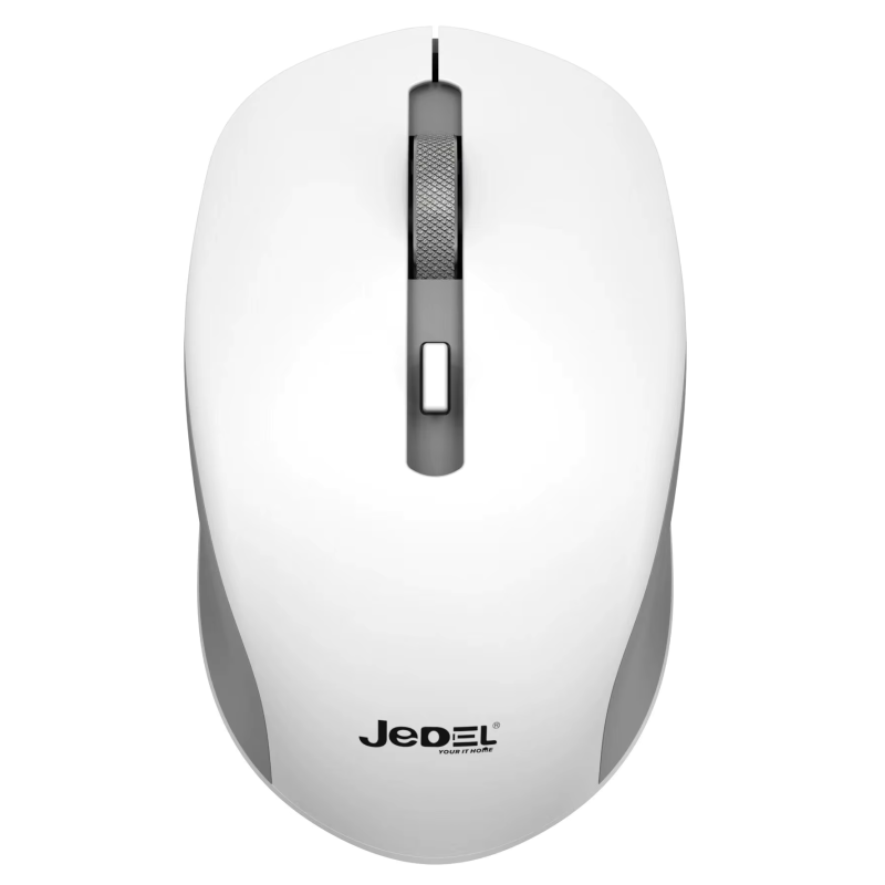Souris sans fil BLUETOOTH JeDEL RECHARGEABLE+SILENT 4D /1600DPI WD156 / Gris - variant WD156-WH - photo 2