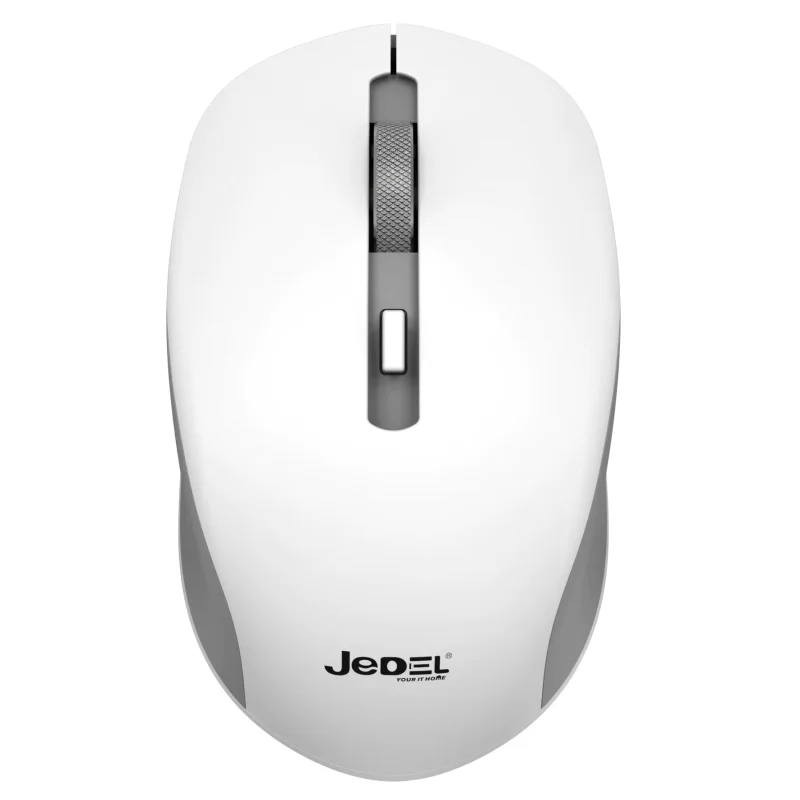 Souris sans fil BLUETOOTH JeDEL RECHARGEABLE+SILENT 4D /1600DPI WD156 / Gris - variant WD156-WH - photo 2