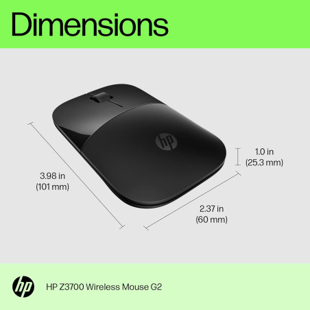 Souris sans fil HP Z3700 / Bleu - variant X7Q44AA - photo 12