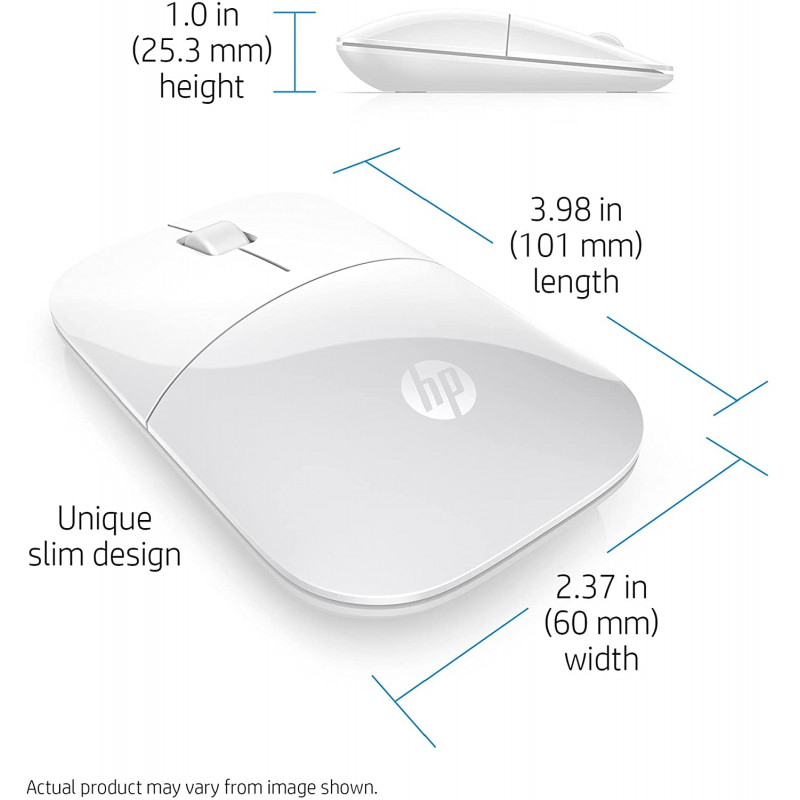 Souris sans fil HP Z3700 / Bleu - variant V0L80AA - photo 6