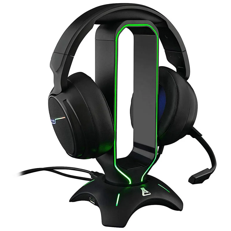 SUPPORT CASQUE G-LAB RGB 2USB UB / BLACK - photo 2