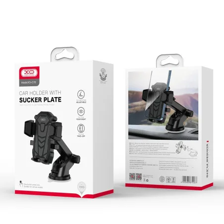 Support voiture XO C77 noir avec ventouse - variant 6920680879267 - photo 14