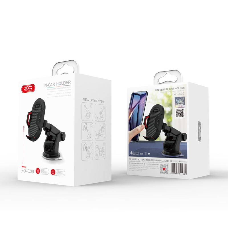 Support voiture XO C77 noir avec ventouse - variant XO-C39 - photo 4
