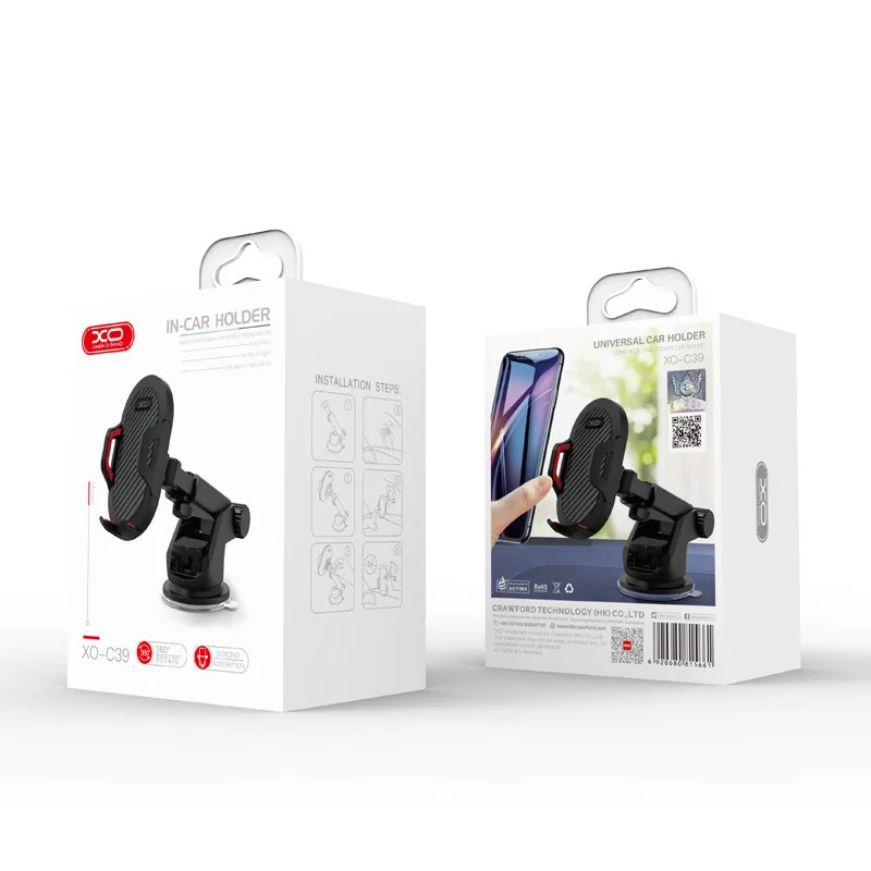 Support voiture XO C77 noir avec ventouse - variant XO-C39 - photo 4