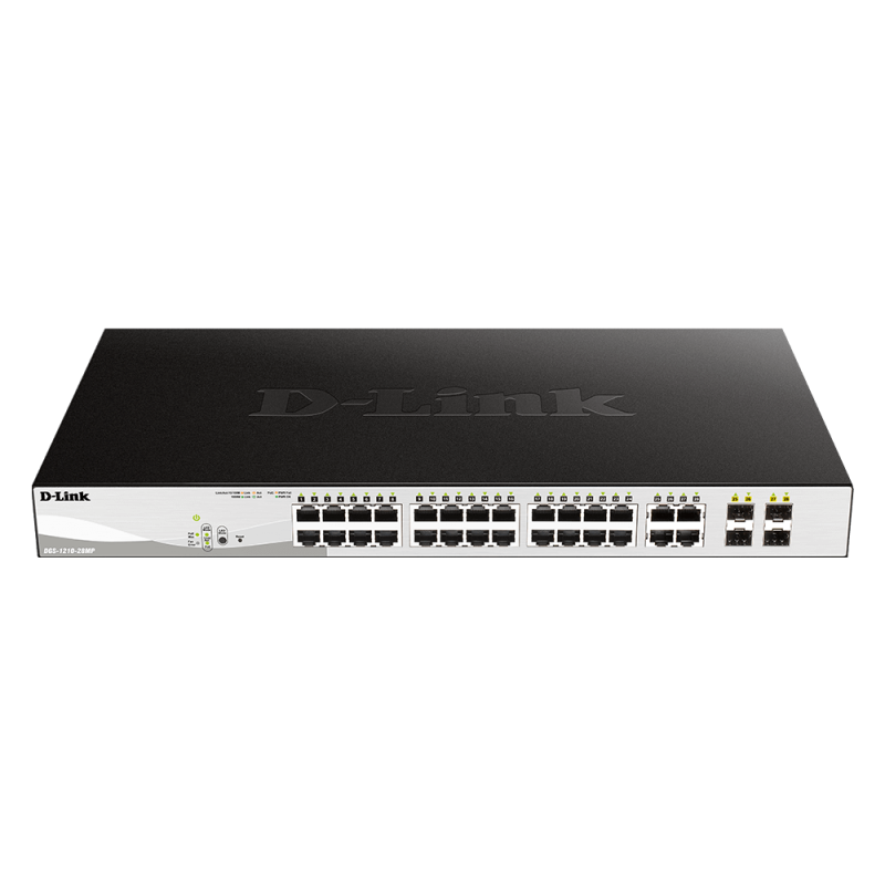 Switch 24 Port Gigabit Smart PoE + 4 PORTS GIGABIT/SFP