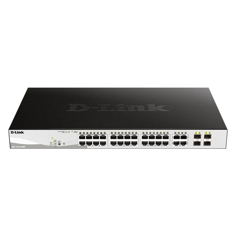 Switch 24 Port Gigabit Smart PoE + 4 PORTS GIGABIT/SFP