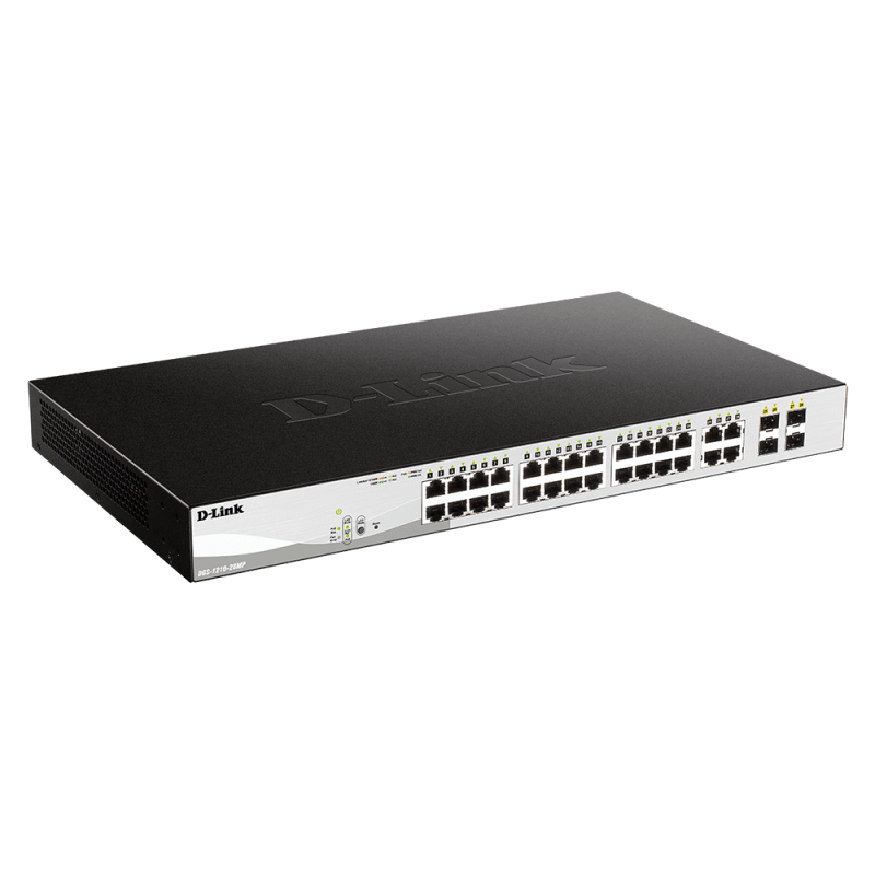Switch 24 Port Gigabit Smart PoE + 4 PORTS GIGABIT/SFP