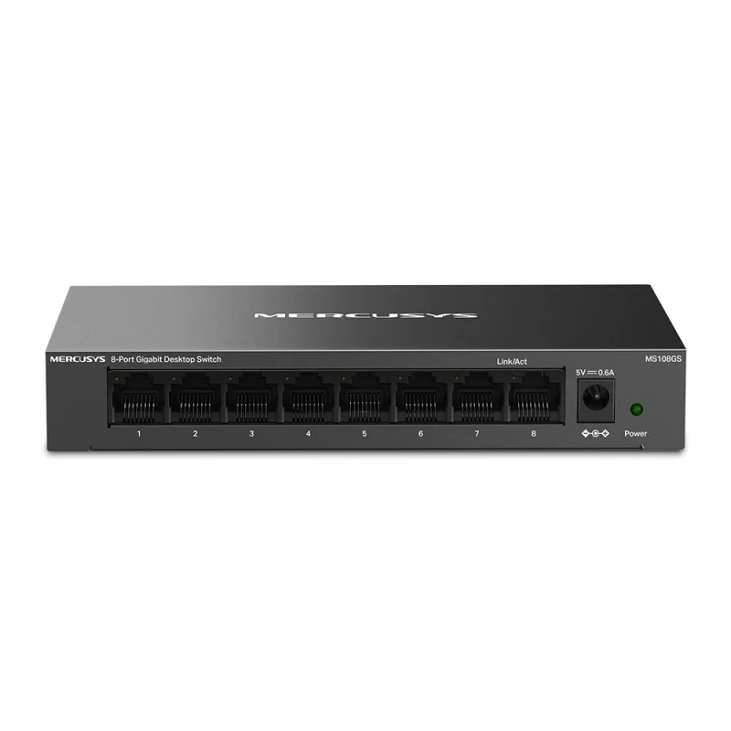 Switch De Bureau 8 Ports MERCUSYS METALLIQUE MS108G / 10/100/1000 Mbps
