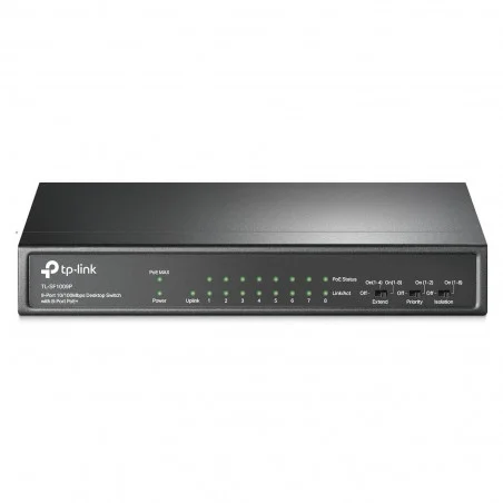 Switch de bureau TP-Link 5 ports 10/100 Mbps avec 4 ports PoE - variant TL-SF1009P - photo 6