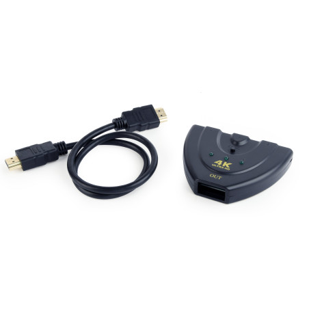 SWITCH GEMBIRD HDMI 3 ports built-in cable - photo 6