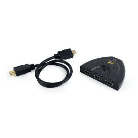 SWITCH GEMBIRD HDMI 3 ports built-in cable - photo 8