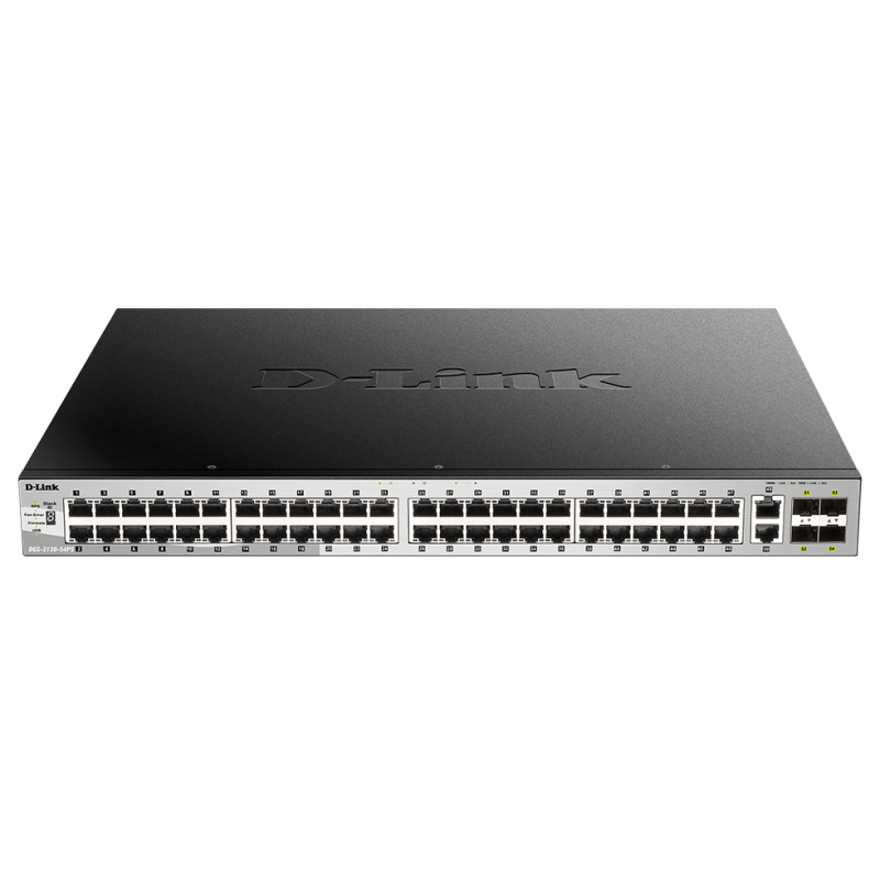 Switch Gigabit PoE D-Link 54 ports Lite Layer 3 Empilable