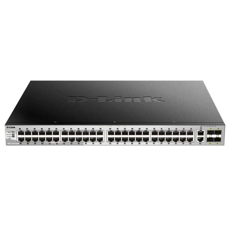 Switch Gigabit PoE D-Link 54 ports Lite Layer 3 Empilable