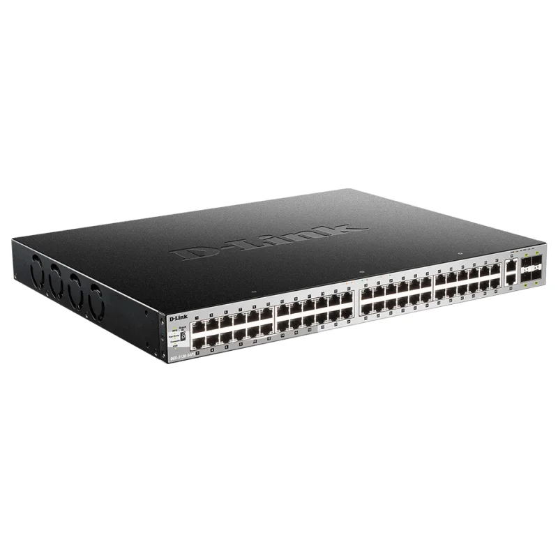 Switch Gigabit PoE D-Link 54 ports Lite Layer 3 Empilable