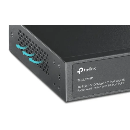 Switch TP-LINK 16 ports 10/100 Mbps + 2 ports Gigabit + 1 Ports SFP - TP-Link - photo 11