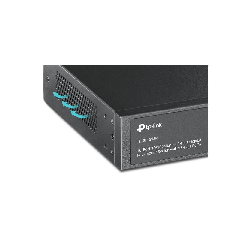 Switch TP-LINK 16 ports 10/100 Mbps + 2 ports Gigabit + 1 Ports SFP - TP-Link - photo 4