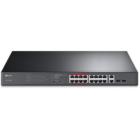 Switch TP-LINK 16 ports 10/100 Mbps + 2 ports Gigabit + 1 Ports SFP - variant TL-SL1218MP - photo 5