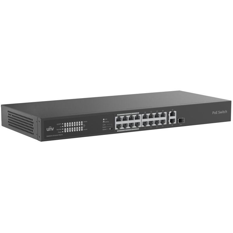 Switch Uniview 16×100Mbps PoE ports 2PORT 10/100/1000 - photo 3