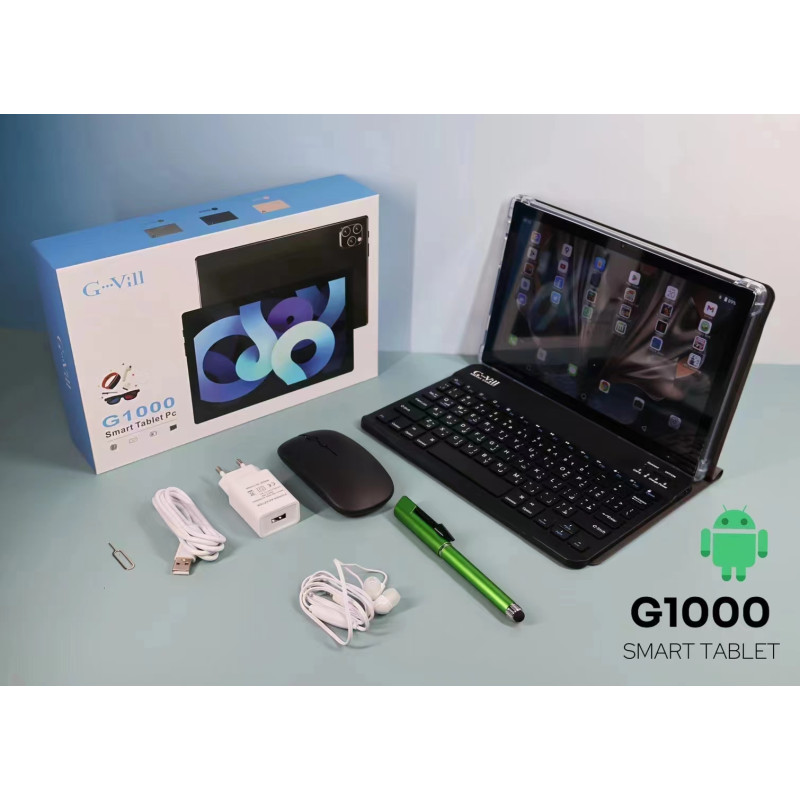 Tablette G-VILL G1000 WIFI 16G / 512G 10.1" KEYBORD-MICRO-SOURIS-ETUI-PEN / Gold - variant G-VILL-G1000-PR - photo 2