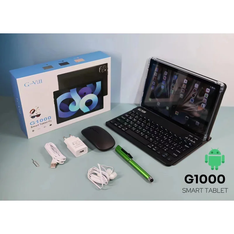 Tablette G-VILL G1000 WIFI 16G / 512G 10.1" KEYBORD-MICRO-SOURIS-ETUI-PEN / Gold - variant G-VILL-G1000-PR - photo 2