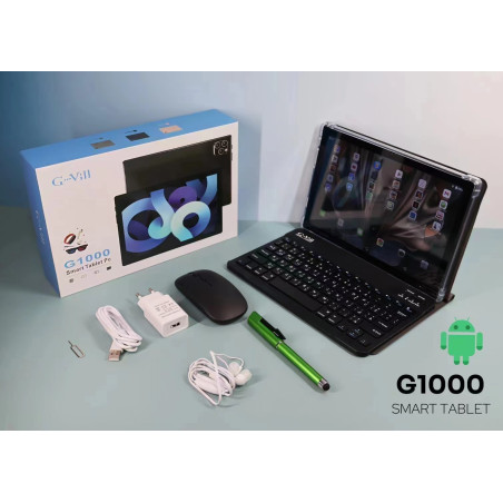 Tablette G-VILL G1000 WIFI 16G / 512G 10.1" KEYBORD-MICRO-SOURIS-ETUI-PEN / Gold - variant G-VILL-G1000-PR - photo 6
