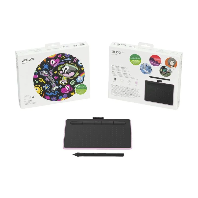 Tablette Graphique Bluetooth Sans Fil Intuos Wacom Moyen / Rose - photo 3