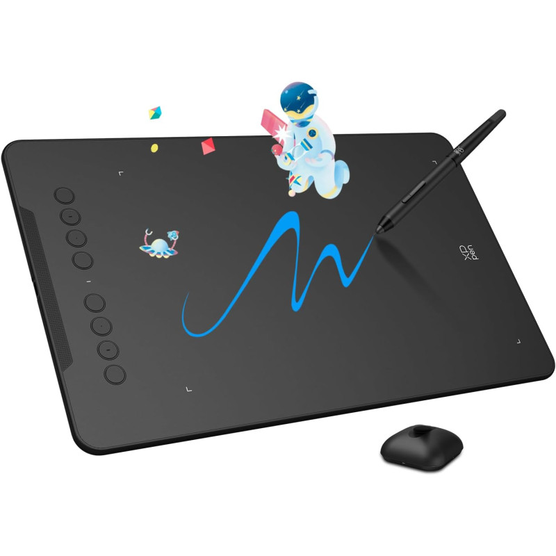 TABLETTE GRAPHIQUE XP-PEN DECO 01 V3 NOIR - photo 1