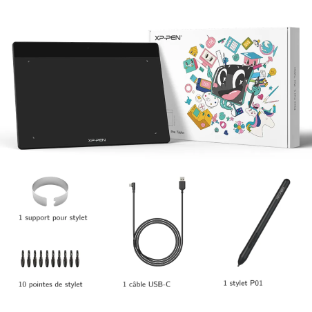 TABLETTE GRAPHIQUE XP-PEN DECO 01 V3 NOIR - variant DECO-FUNNS-BK - photo 5